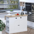 47" Fluted-Style Kitchen Island