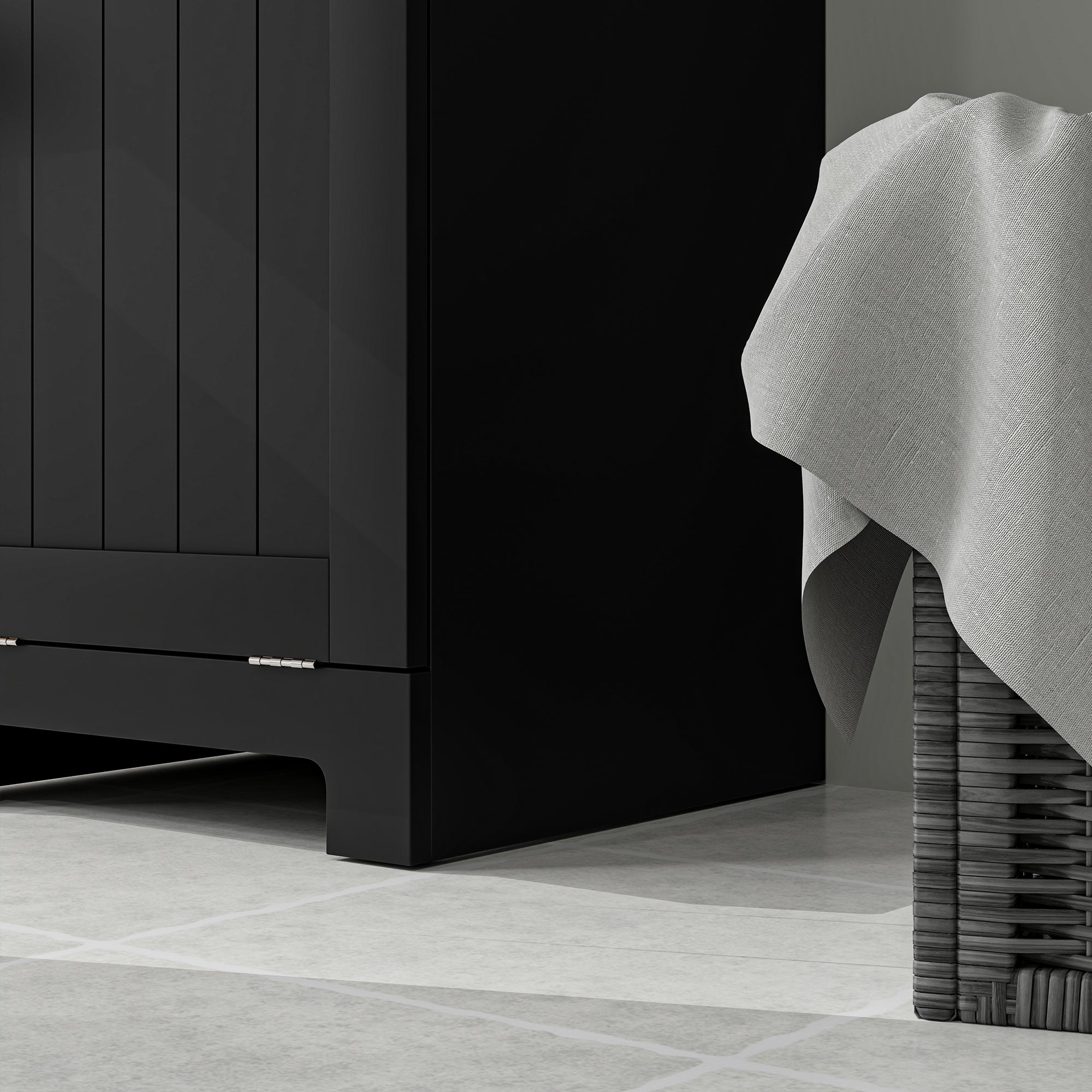 Laundry Hamper Cabinet