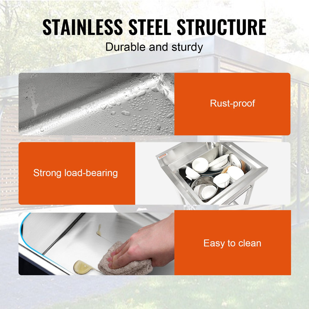 Stainless Steel Utility Sink