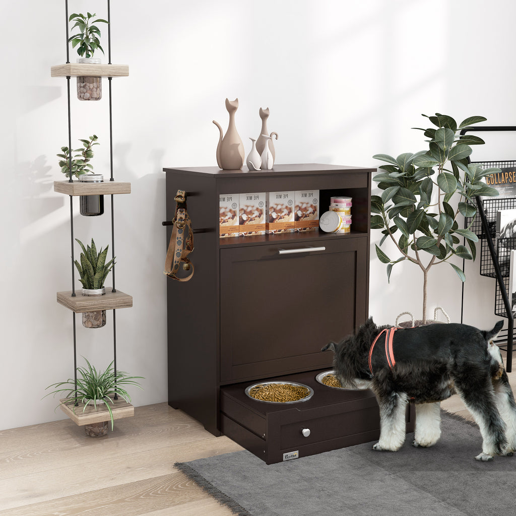 Pet Feeder Station Storage Cabinet