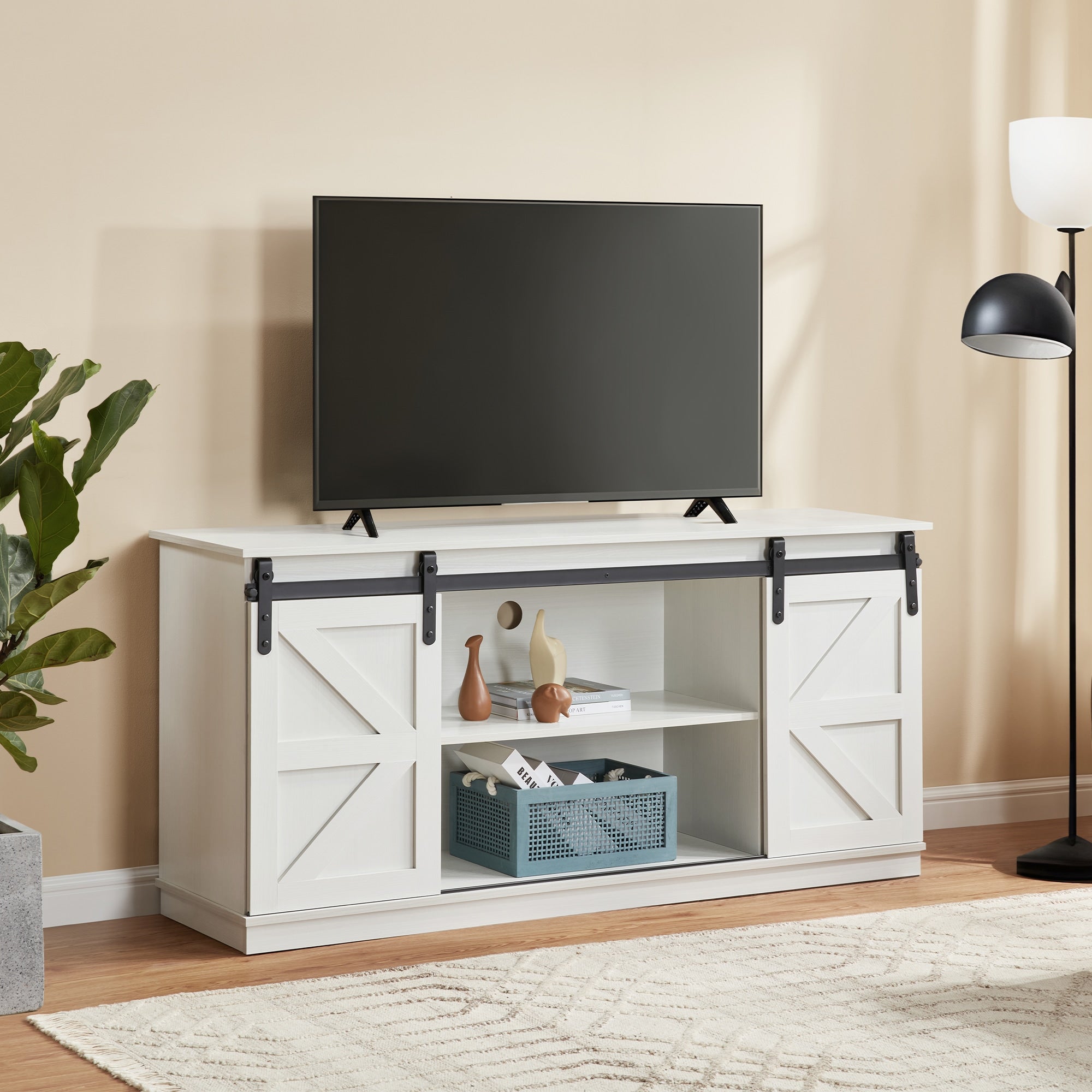 TV Stand And Entertainment Center For Televisions Up To 65”