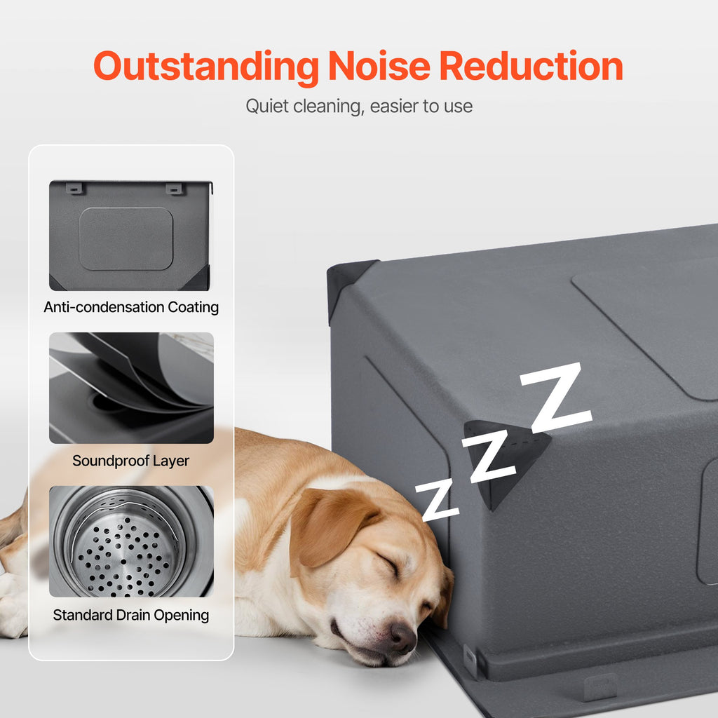 33” Kitchen Sink Top Mount Single Bowl Drop-In Basin Stainless Steel Bar