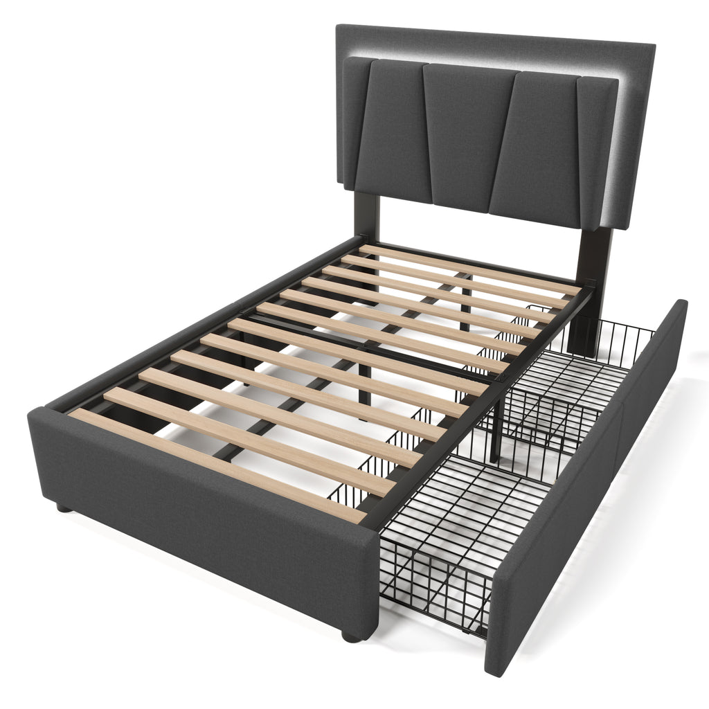 Wooden Storage Bed Bed Frame