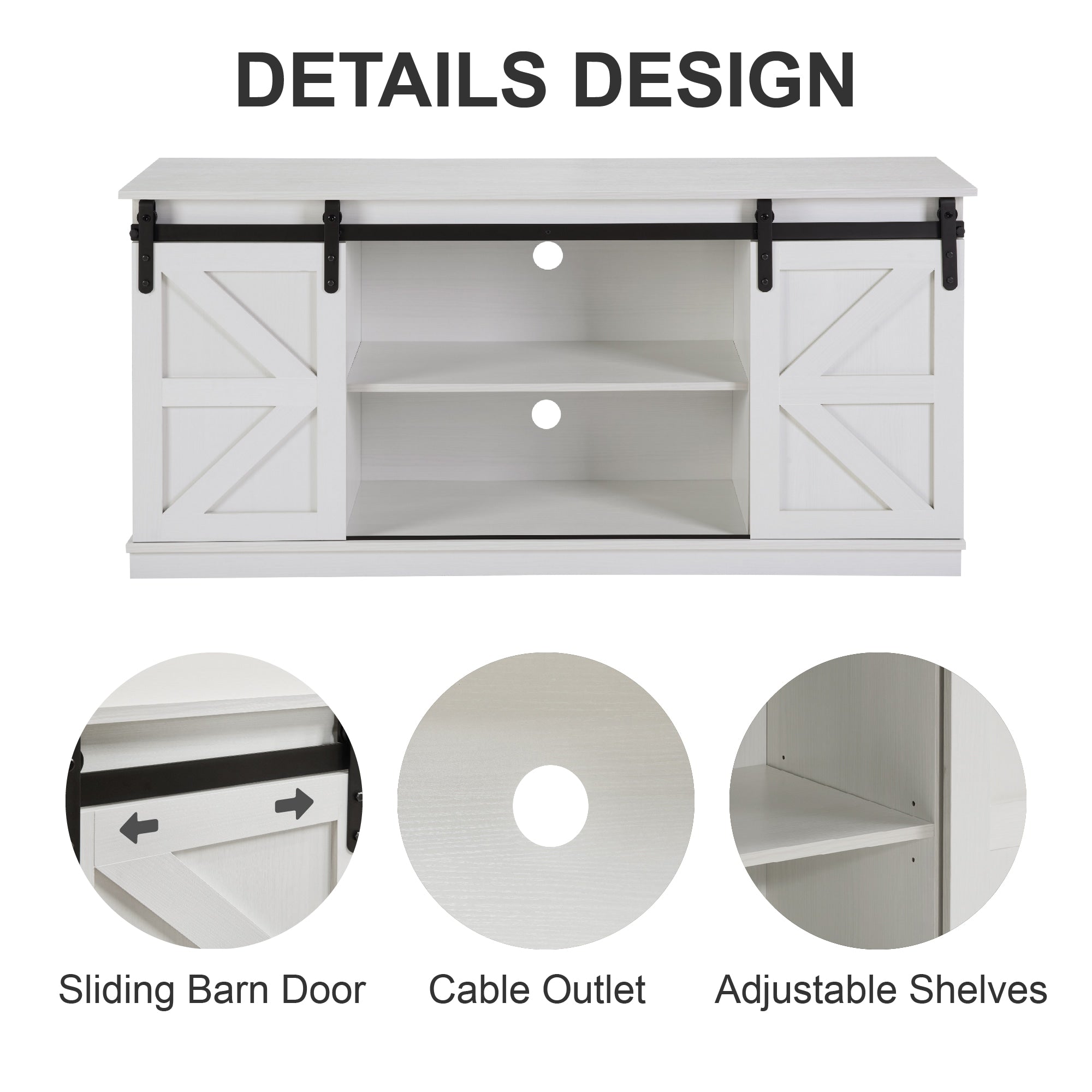 TV Stand And Entertainment Center For Televisions Up To 65”