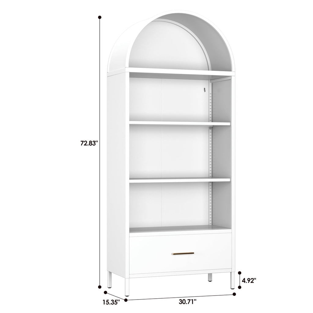Metal Arched Bookshelf Cabinets