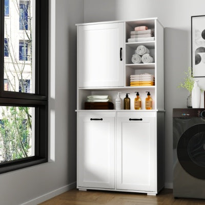 Laundry Cabinet With Doors And Shelf