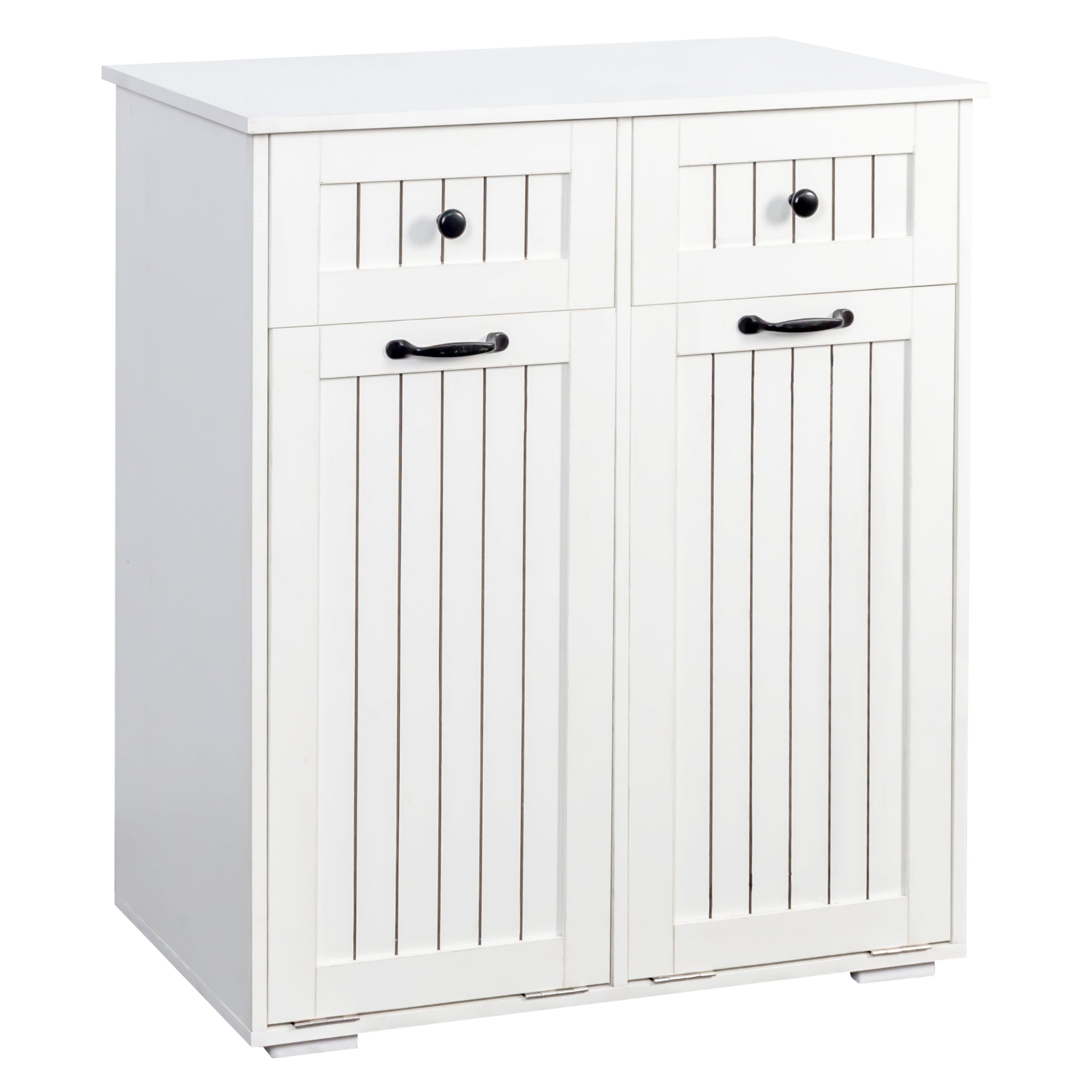Laundry Cabinet ,with 2 Removable Laundry Basket  And 2 Drawers