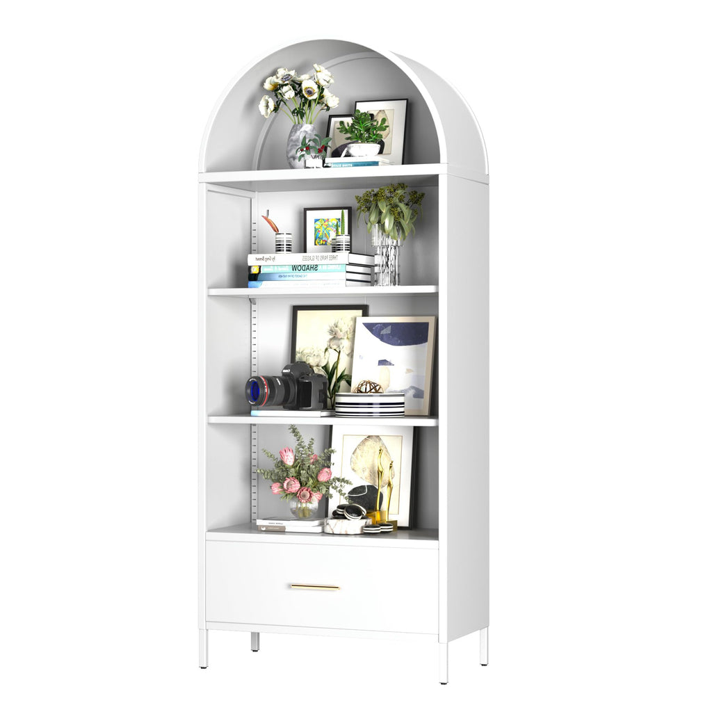 Metal Arched Bookshelf Cabinets