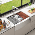 Kitchen Sink, 304 Stainless Steel Drop-33”