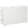 High Gloss Side Cabinet, Push-Open