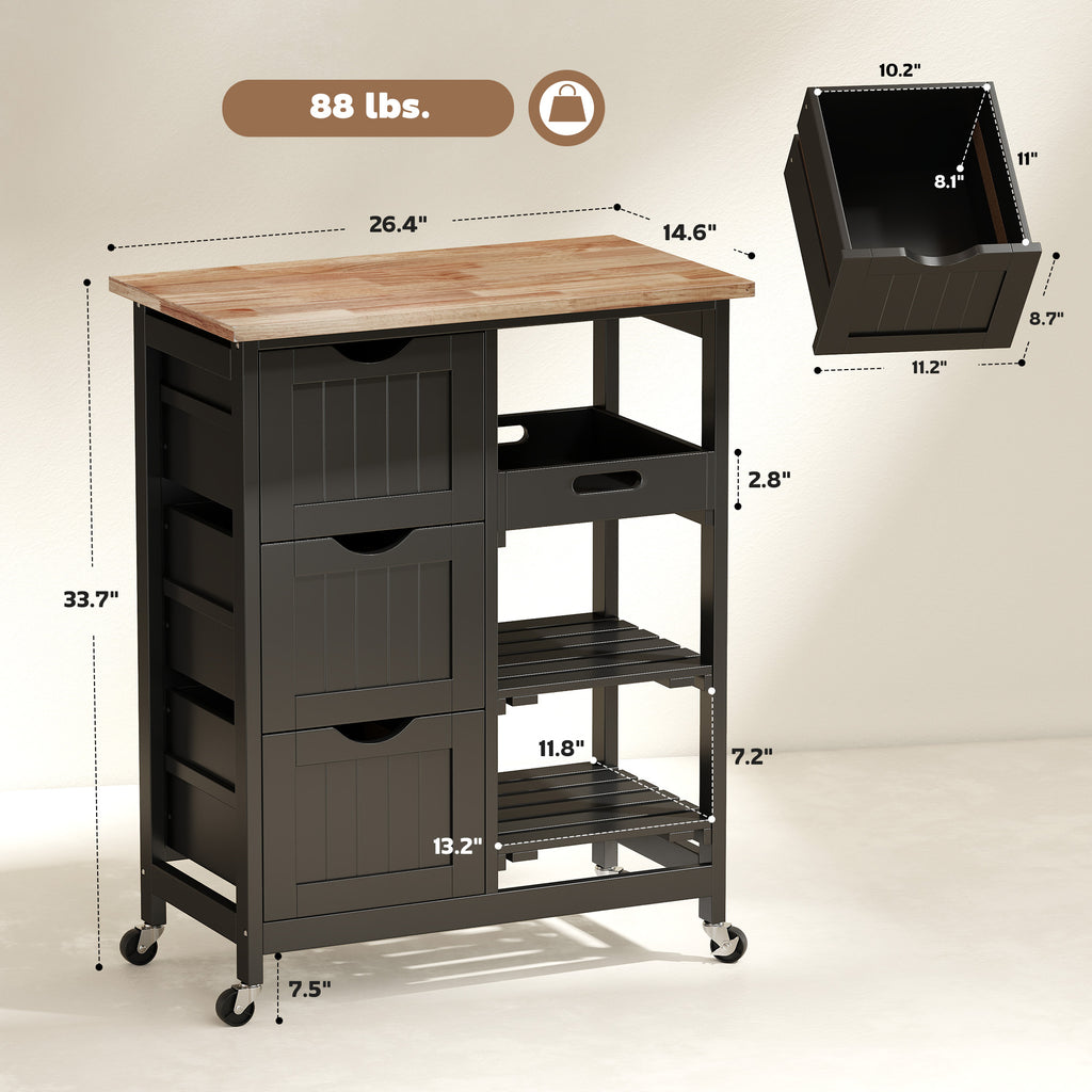Rolling Kitchen Cart