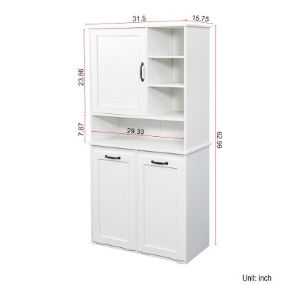 Laundry Cabinet With Doors And Shelf