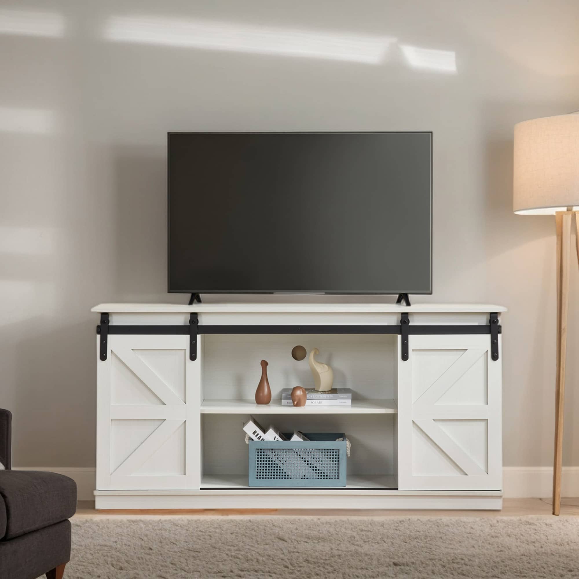 TV Stand And Entertainment Center For Televisions Up To 65”