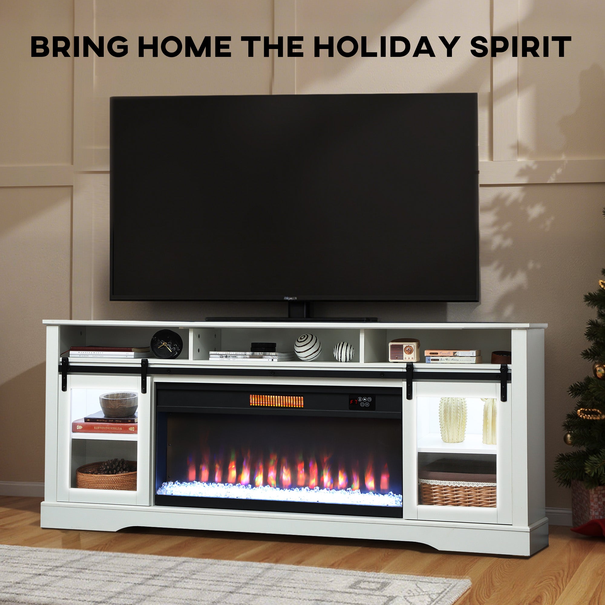 Fireplace, TV Stand