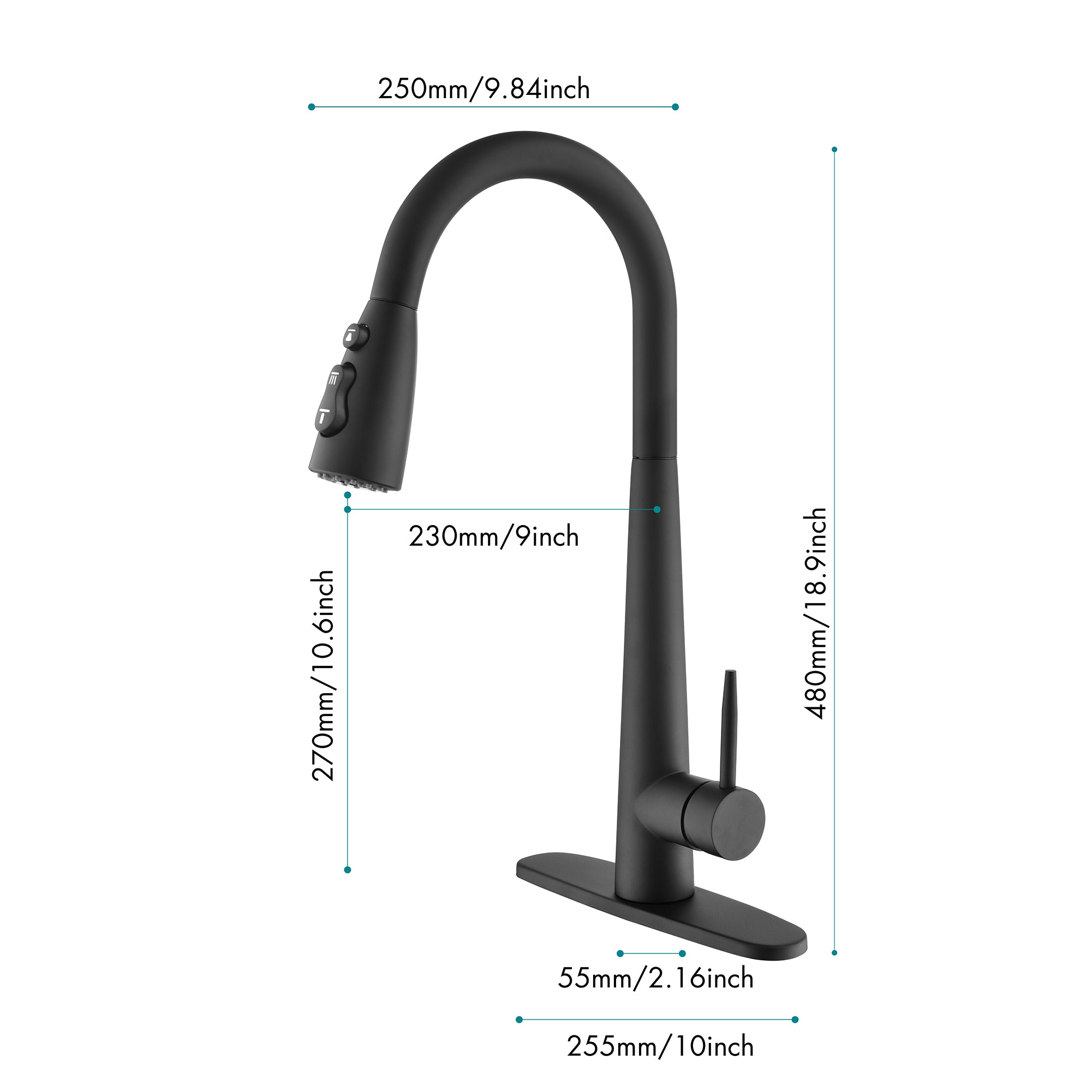 Kitchen Faucet With Pull-down Spray