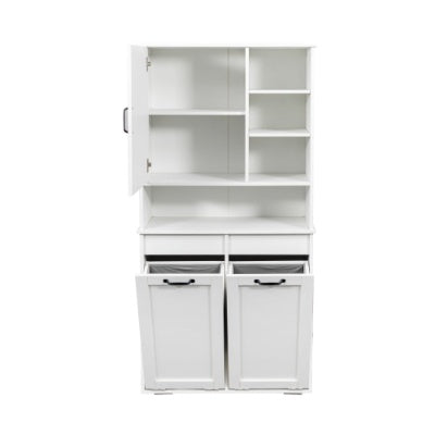 Laundry Cabinet With Doors And Shelf
