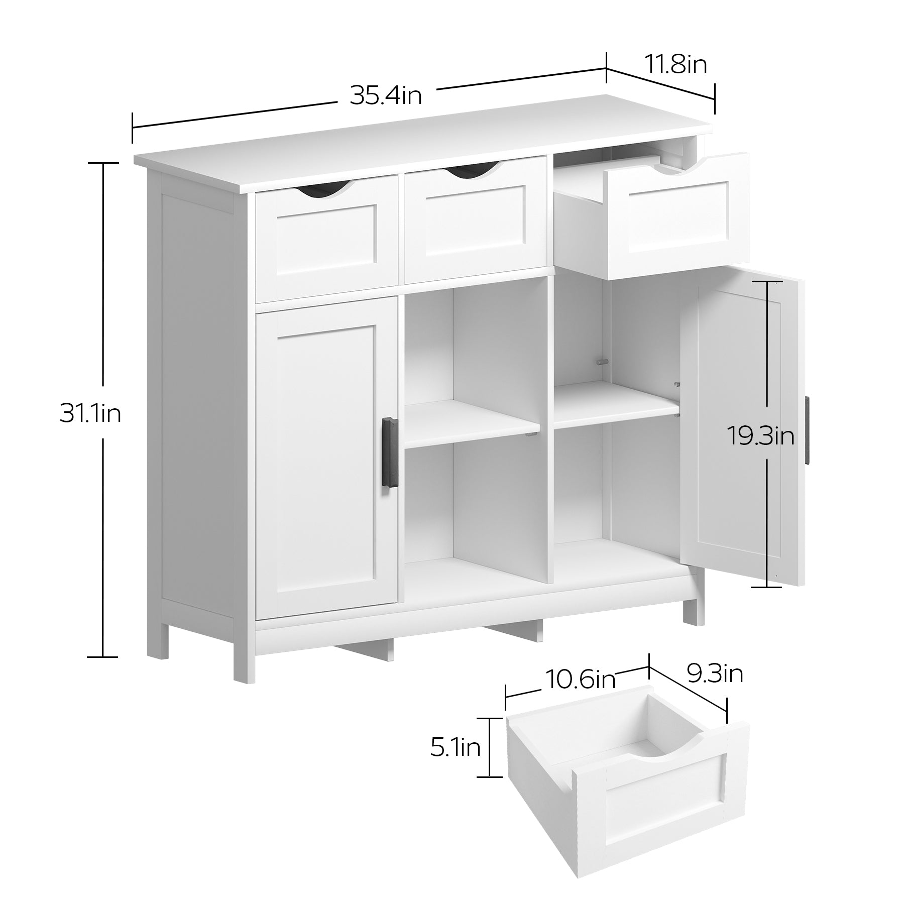 Cabinets With Drawers Shelf