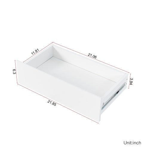 63”w Large Kitchen Hutch Cabinet, Freestanding Pantry Cabinets Storage Kitchen Cupboard With 4 Doors, 4 Drawers & Microwave Shelf, White