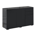 High Gloss Side Cabinet, Push-Open